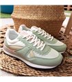 Zapatilla Estilo Bimba  Verde Con Suela De Gel 36-41