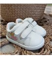 Zapatilla Primeros Pasos Niña Velcro Love Blanco 18-23