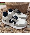Zapatilla Niño M Marino Lateral Comodas Y Ligeras Marino 25-37