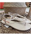 Sandalias Ipanema Class Infinity Sandal Fem Mujer Bc739 Beige   Del 35-42