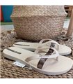 Sandalias Ipanema Kirei Chic Fem Mujer Bb742 Beige/Brown   Del 35-42