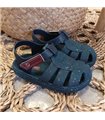 Sandalias Cartago Oslo Sand Baby Baby Ah212 Blue/Burgundy   Del 19-29