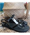 Sandalias Ipanema Fashion Sand Viii  Fem Mujer 21112 Black/Gold Black   Del 35-42