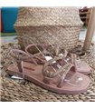 Sandalias Ipanema Solar Glow Sand Ad Mujer Bb966 Rosa Marron   Del 35-42