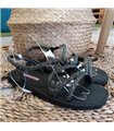 Sandalias Ipanema Solar Glow Sand Ad Mujer Bb967 Negro Lila   Del 35-42