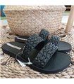 Sandalias Ipanema Renda Ii Fem Mujer As026 Black/Glitter Black   Del 35-42