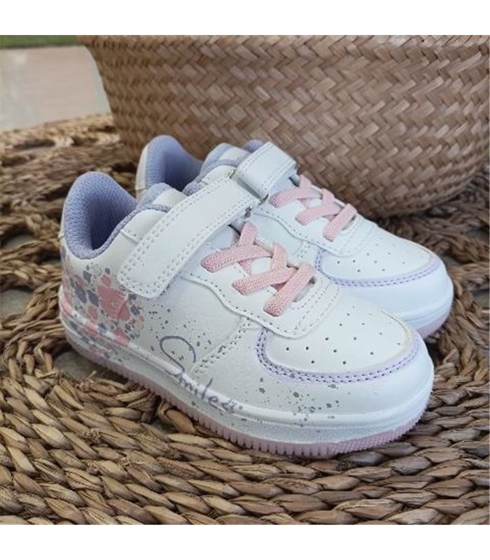 Zapatillas Material Smile Lateral  Morado 25-36