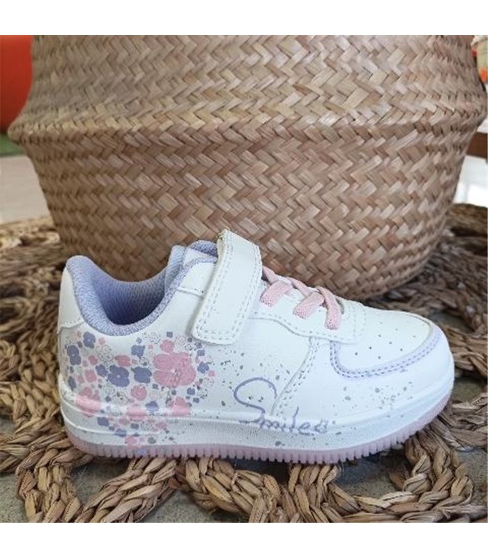 Zapatillas Material Smile Lateral  Morado 25-36