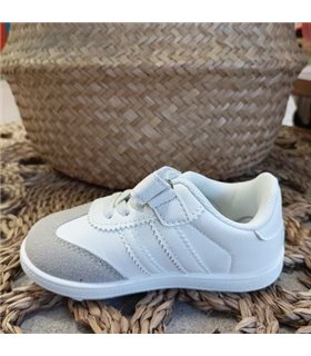 Zapatilla Barefoot Rallas Laterales  Blanco 24-29