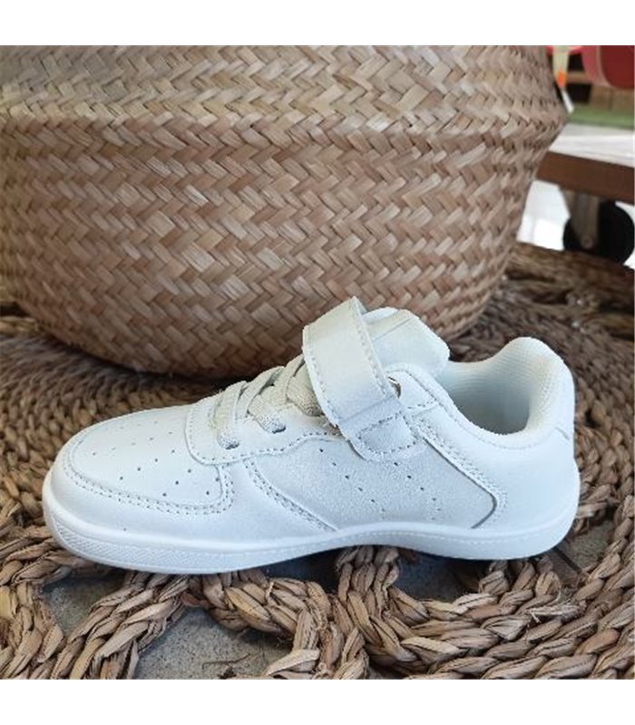 Zapatilla Barefoot Material Blanca  Blanco 25-35