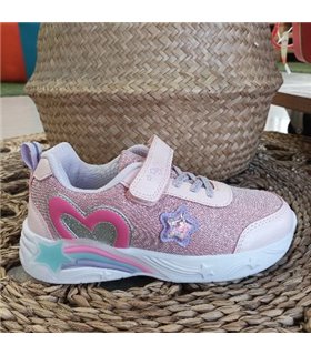 Zapatilla Estrella Brillos  Rosa 30-35