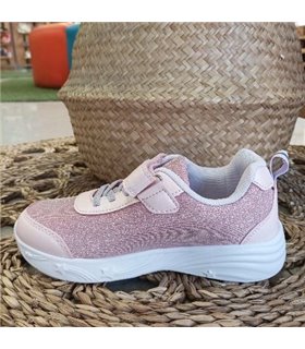 Zapatilla Estrella Brillos  Rosa 30-35