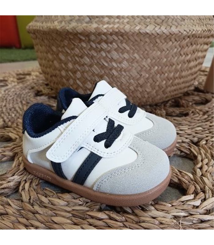 Zapatilla Blandita Suela Marron  Marino 18-24