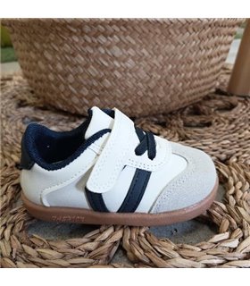 Zapatilla Blandita Suela Marron  Marino 18-24