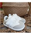 Zapatilla Primeros Pasos Material  Blanco 18-24