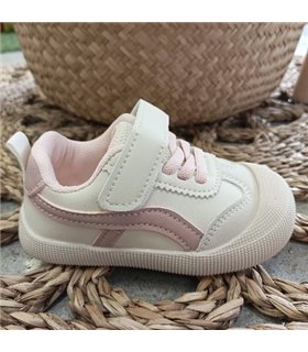 Zapatilla Primeros Pasos Puntera Reforzada  Rosa 19-25