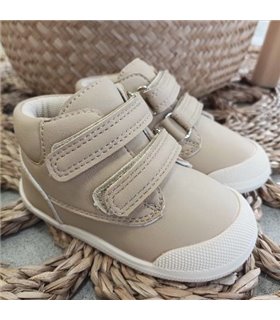 Botita Respetuosa Dos Velcros  Beige 20-25