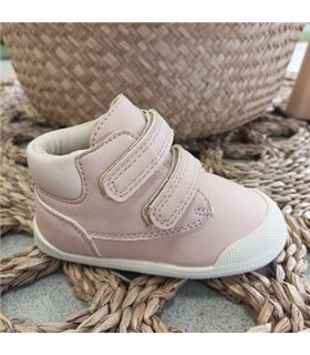 Botita Respetuosa Dos Velcros  Rosa 20-25