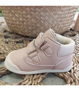 Botita Respetuosa Dos Velcros  Rosa 20-25