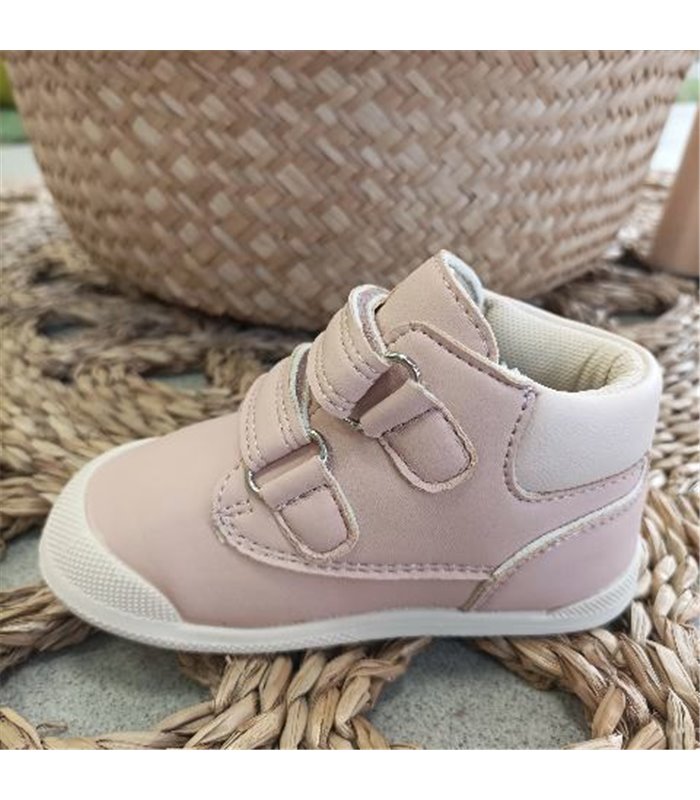 Botita Respetuosa Dos Velcros  Rosa 20-25