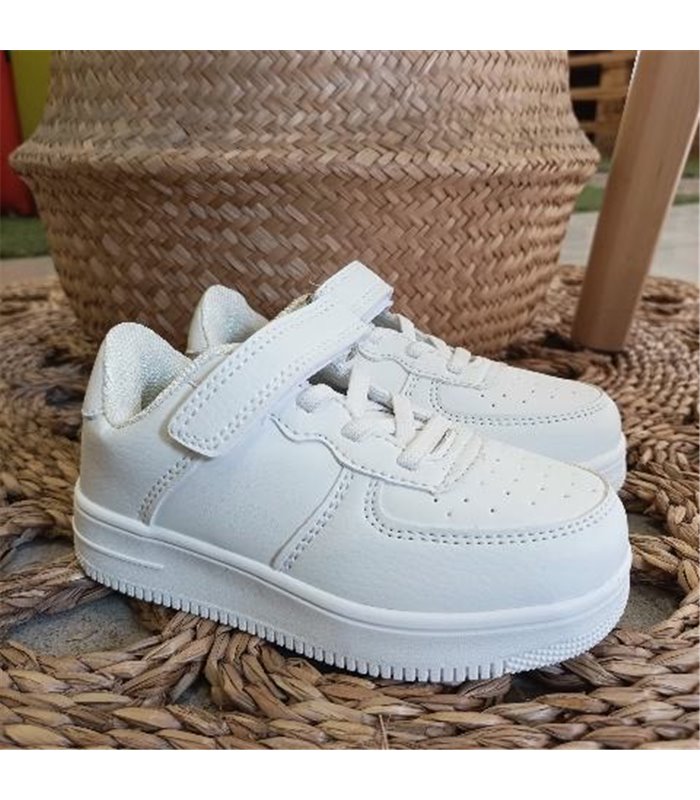 Zapatillas Material Estilo Air   Blanco 25-36