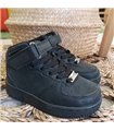 Zapatillas Material Estilo Air Bota  Negro 25-36