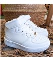 Zapatillas Material Estilo Air  Bota  Blanco 25-36