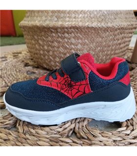 Zapatillas Luces Telaraña  Marino 25-32