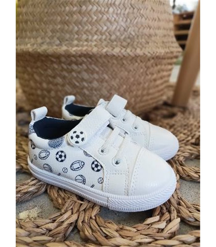 Zapatilla Material Balones   Marino 18-26