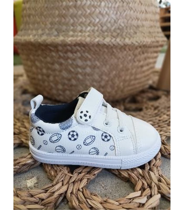 Zapatilla Material Balones   Marino 18-26