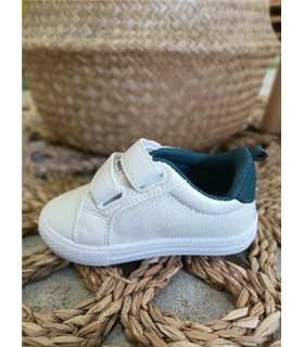 Zapatilla Material Cohete Dos Velcros  Verde 18-26