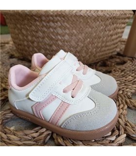 Zapatilla Blandita Suela Marron  Rosa 18-24