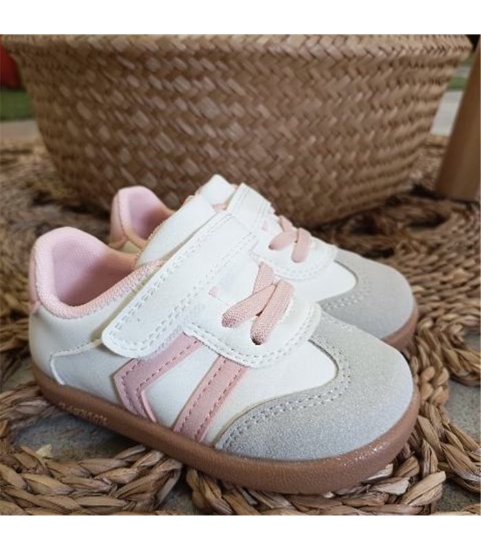 Zapatilla Blandita Suela Marron  Rosa 18-24