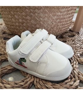Zapatillas Respetuosas  Dinocohe  Blanco 19-25