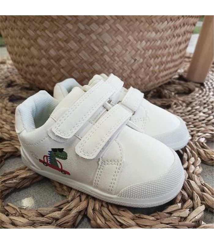 Zapatillas Respetuosas  Dinocohe  Blanco 19-25