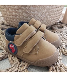 Zapatillas Respetuosas Dino  Camel 19-25