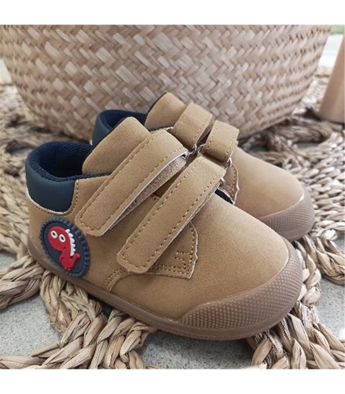 Zapatillas Respetuosas Dino  Camel 19-25