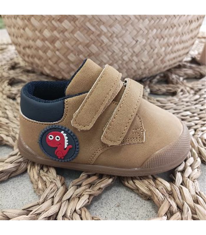 Zapatillas Respetuosas Dino  Camel 19-25