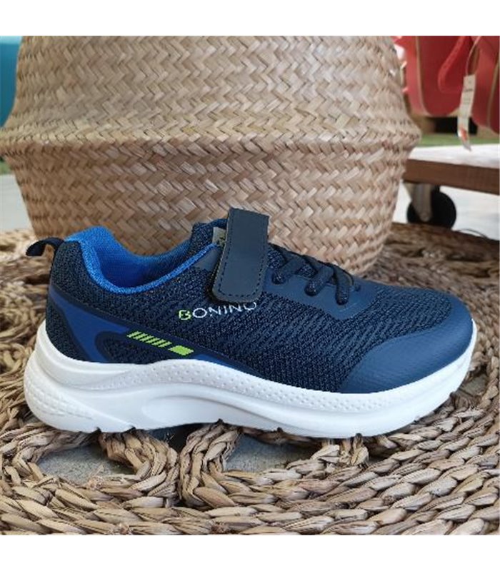 Zapatilla Tela Transpirable  Marino 25-36